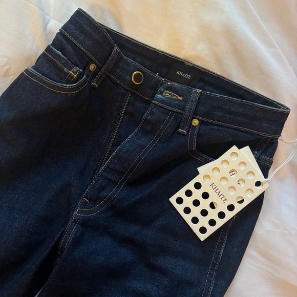 KHAITE Women's Midnight Blue High Rise Jeans - Picture 1 of 5